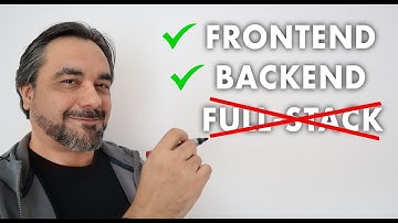 Frontend, Backend y el cuento del Full-Stack developer