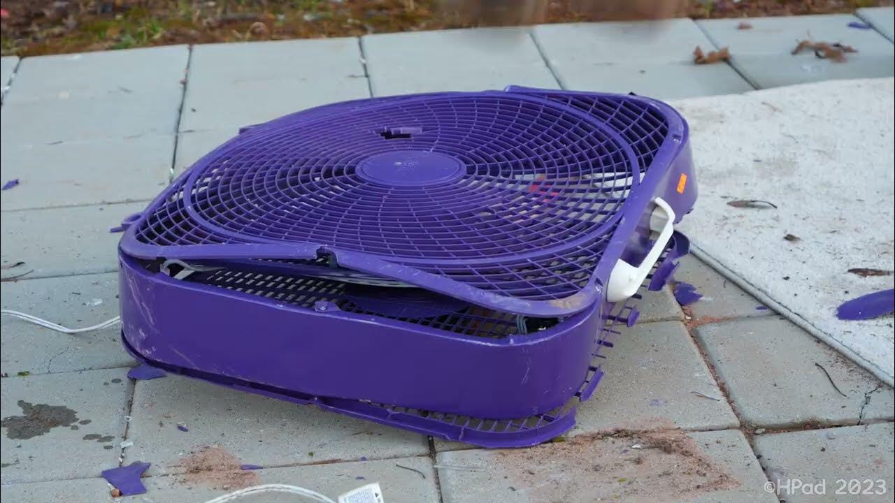 Purple Lasko Box Fan Destruction YouTube