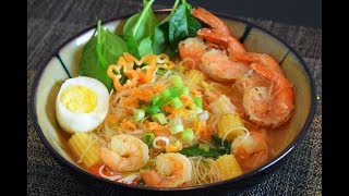 Receta Ramen de Camaron super facil y rico, perfecto para este invierno!