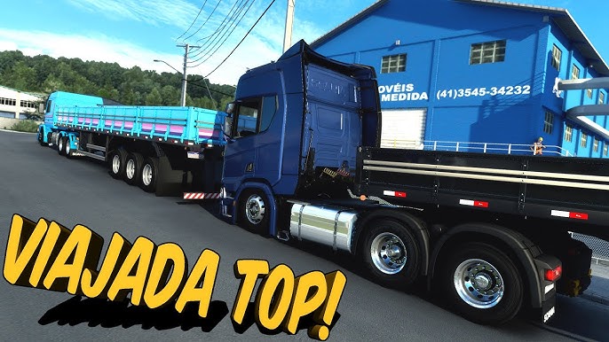 ▶️TRANSPORTE DA SCANIA 113 NO REBOQUE 2 EIXOS ARQUEADO EURO