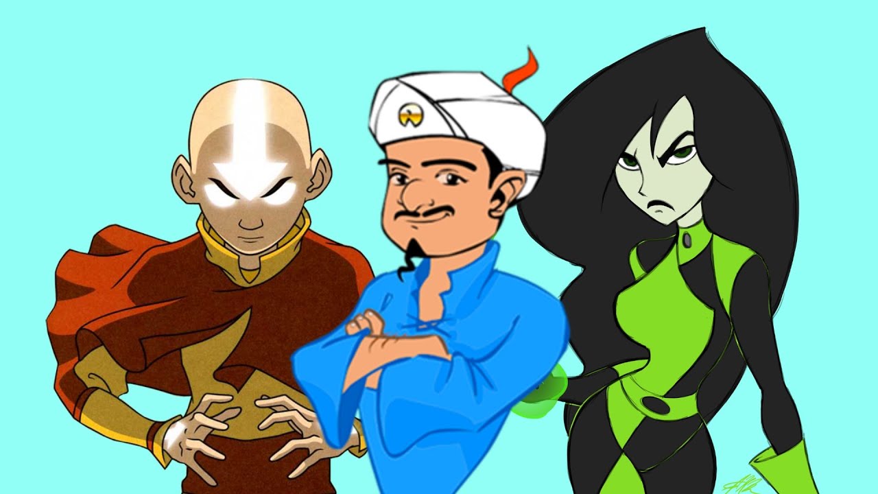 Акинатор пытается угадать персонажей из мультсериалов нашего детства ...