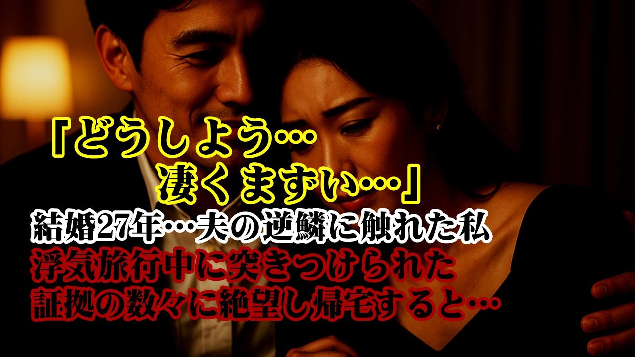 【離婚】「どうしよう…凄くまずい…」結婚27年…夫の逆鱗に触れた私…→浮気旅行中に突きつけられた証拠の数々に絶望し帰宅すると老いた両親が夫に泣きながら土下座していた…そして…【シタ妻】