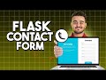 Create a Contact Form in Flask and Send Emails to Gmail | Step-by-Step Tutorial