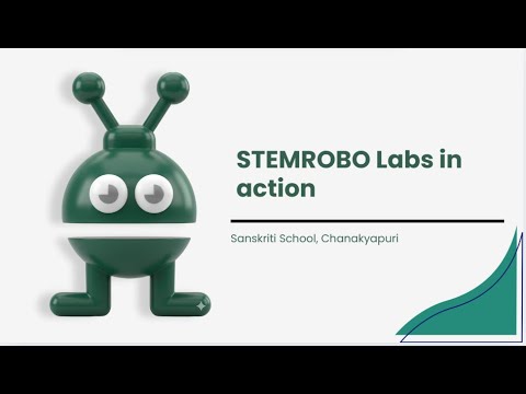 STEMROBO Brings Robotics to Life at Sanskriti School, Chanakyapuri!