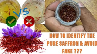 How to identify the real saffron vs fake saffron |🔥🔥🔥| links are in description |