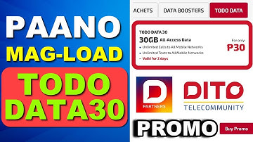 Paano mag-LOAD ng TODO DATA 30 Promo | No TODO DATA30? See description