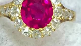 Custom Red Ruby Diamond Engagement Ring * Diamond Exchange Dallas Content