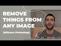 Remove Anything From A Photo (Without Photoshop) - Mac Tutorial 2022 [SHORT]