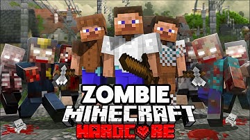 100 Players Simulate a Zombie Outbreak in Hardcore Minecraft...