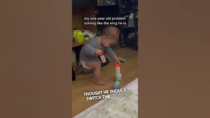 This baby is a genius 🧠
