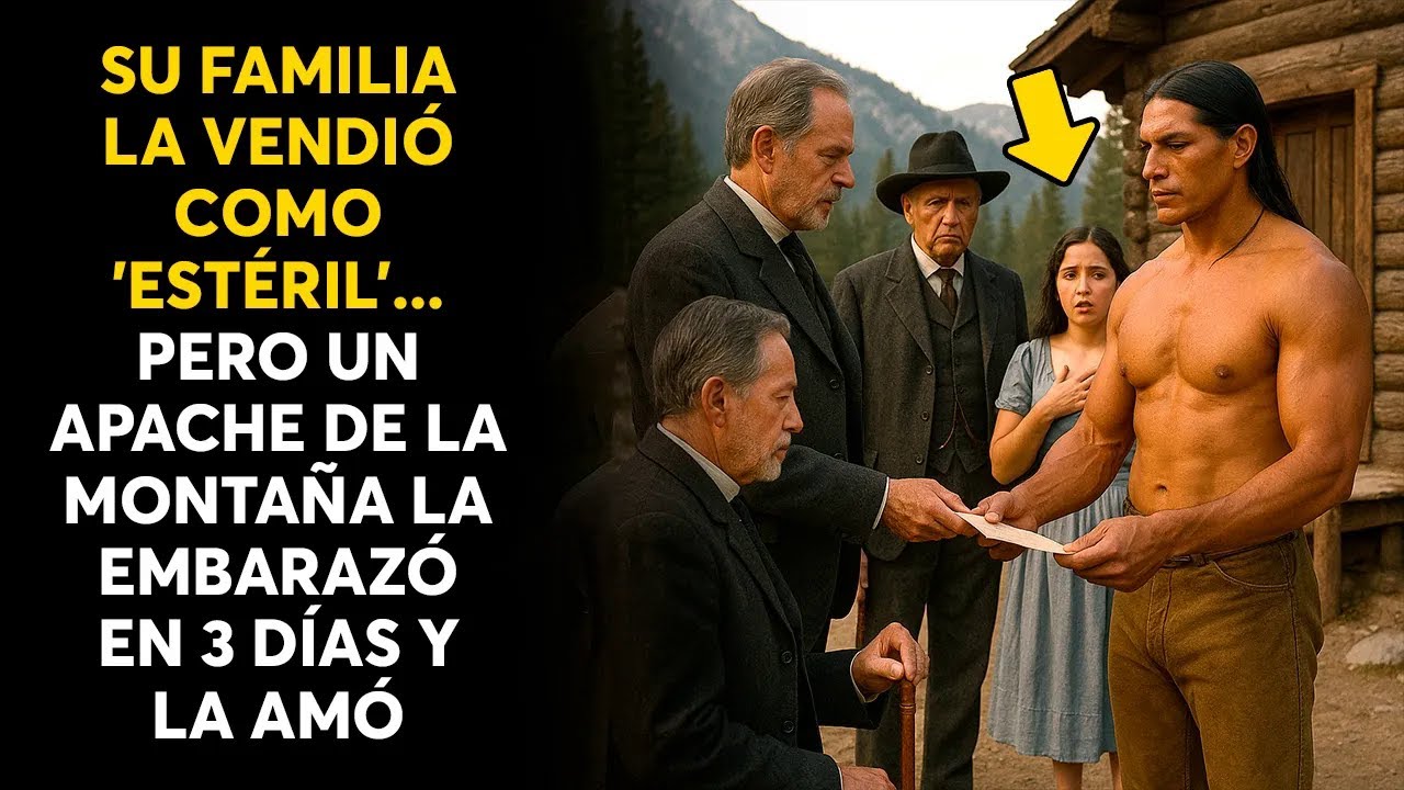 SU FAMILIA LA VENDIÓ COMO 'ESTÉRIL'    PERO UN APACHE DE LA MONTAÑA LA EMBARAZÓ EN 3 DÍAS Y LA