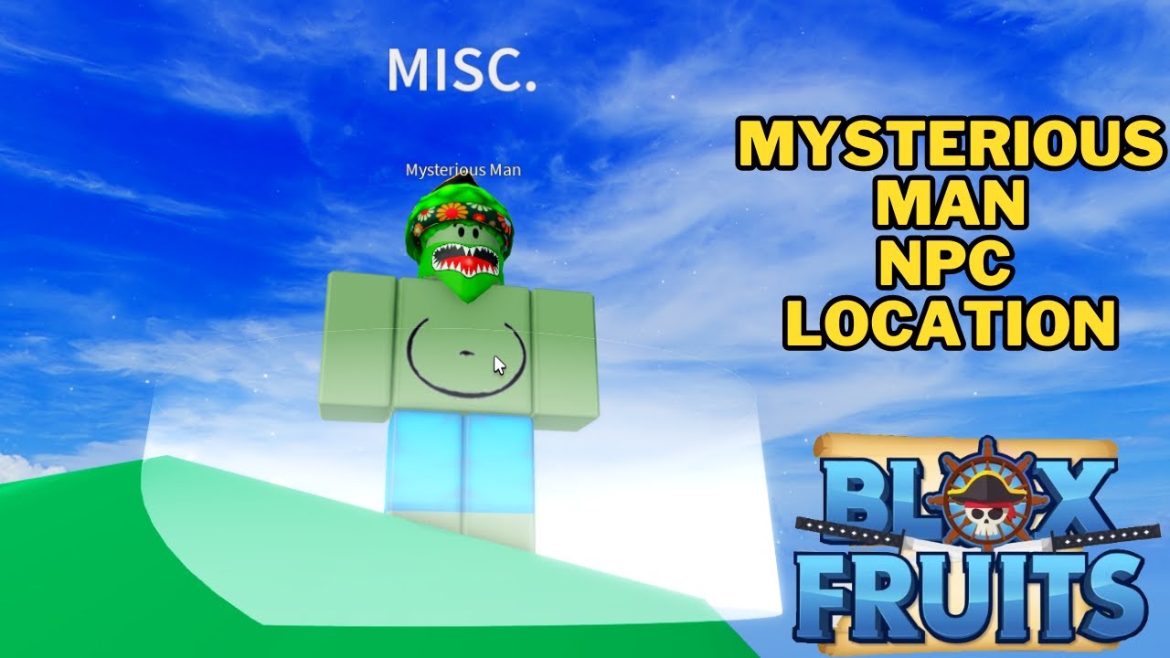 Blox Fruits: Who's the Mysterious Man and where can you find him