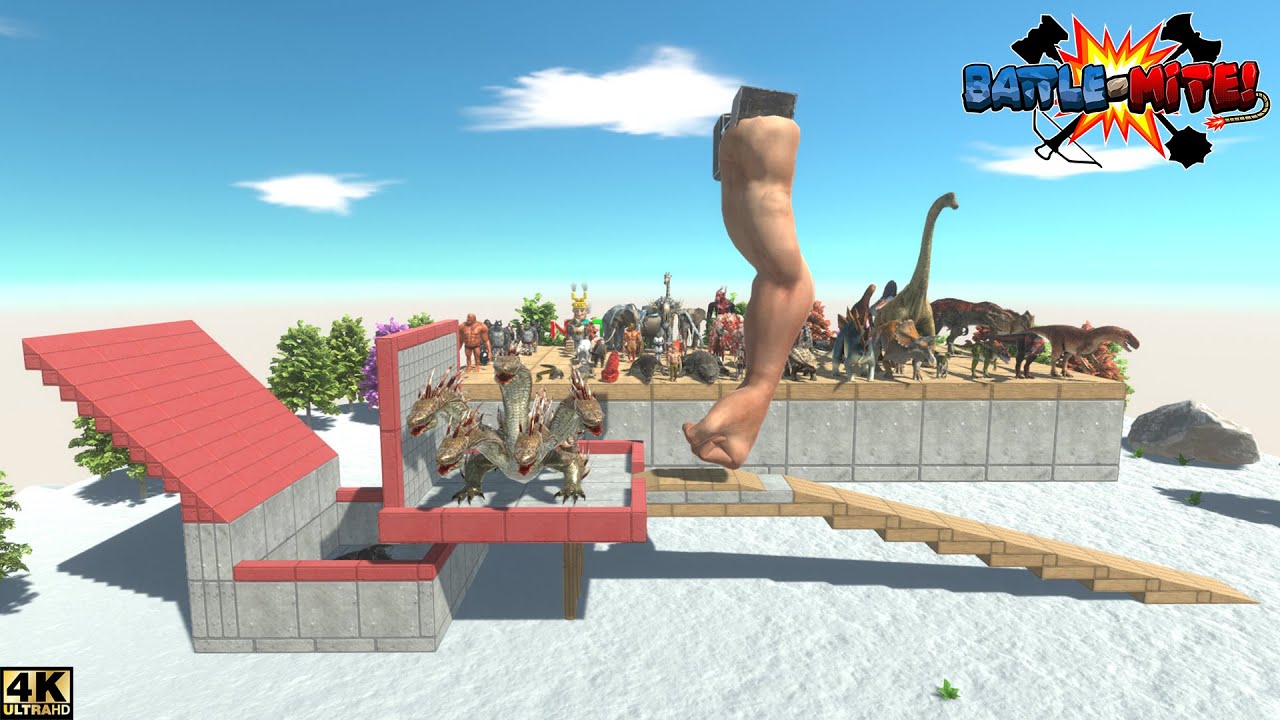 PUNCH WALL | OBSTACLE COURSE | ANIMAL REVOLT BATTLE SIMULATOR | ARBS