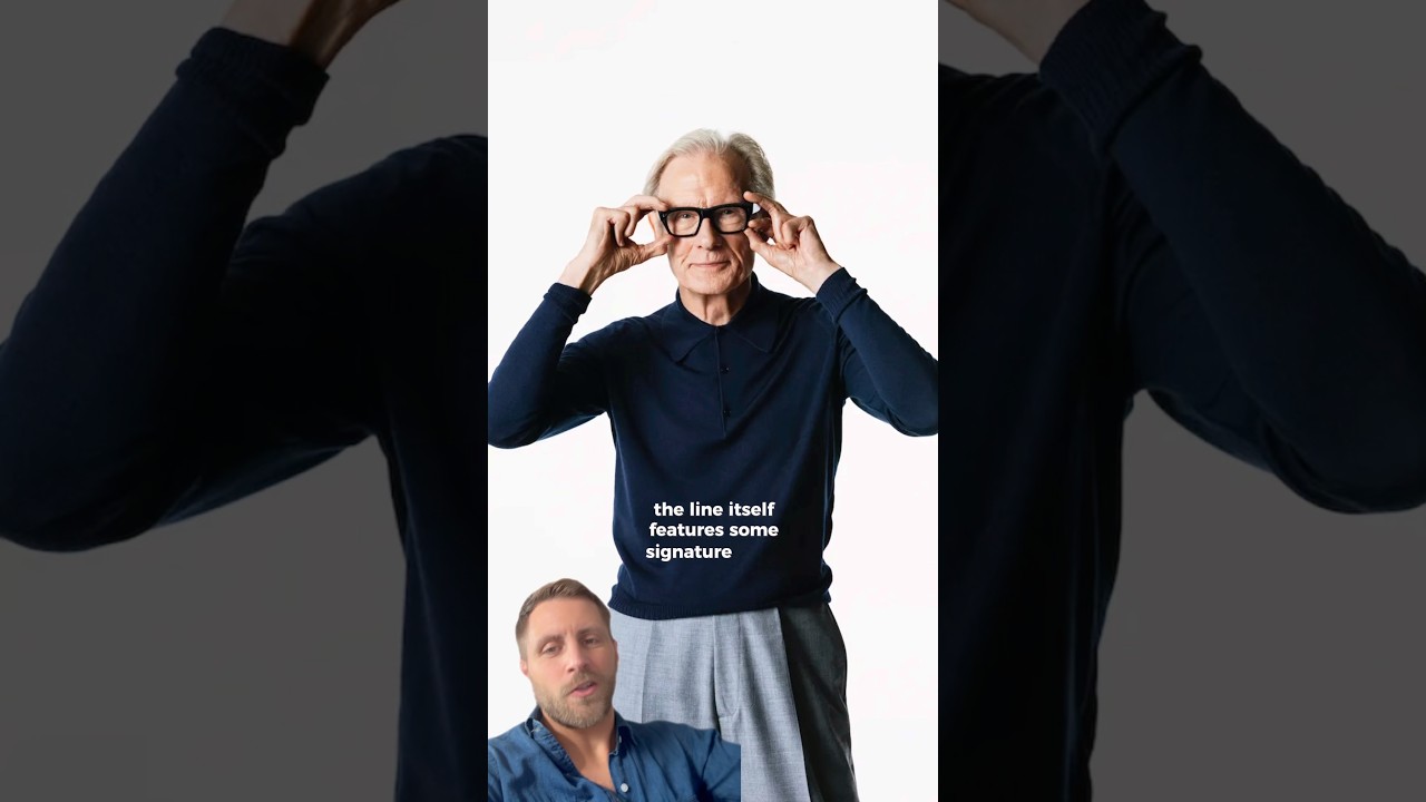 Bill Nighy X John Smedley is the colloration we deserve - #menswear #billnighy #fallmenswear