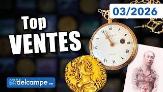 Les +BELLES VENTES Delcampe (mars 2026) | Les objets de collection de la marketplace