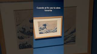 ¿Conoces el nombre de la obra? 🌊#museo #franzmayer #mexico #cdmx #arte #japon #anime