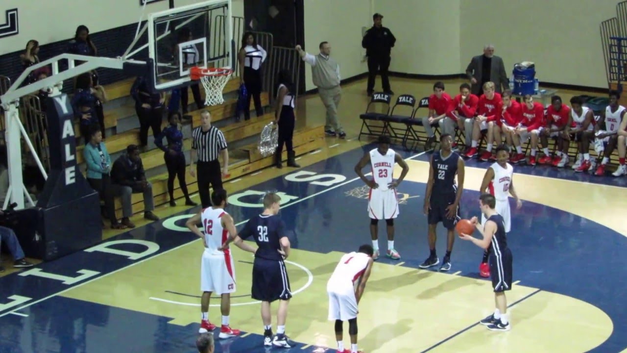 Yale Captain Jack Montague Plays in Final Game - Scores 16 Points - Cornell vs Yale - Feb 06, 2016