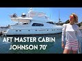 $799,000 2005 JOHNSON 70' AFT CABIN Flybridge Motor Yacht Tour LIVEABOARD Boat WALKTHROUGH & SPECS