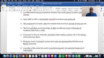TOEFL iTP | Written Expression | Mini-test #1 Breakdown