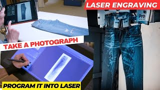 Use of Lasers to Make Distressed Jeans - Laser Engraving Process On Denim Garments
