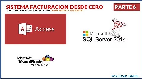Parte 6 Sistema de facturación en Access + VBA + SQL Server