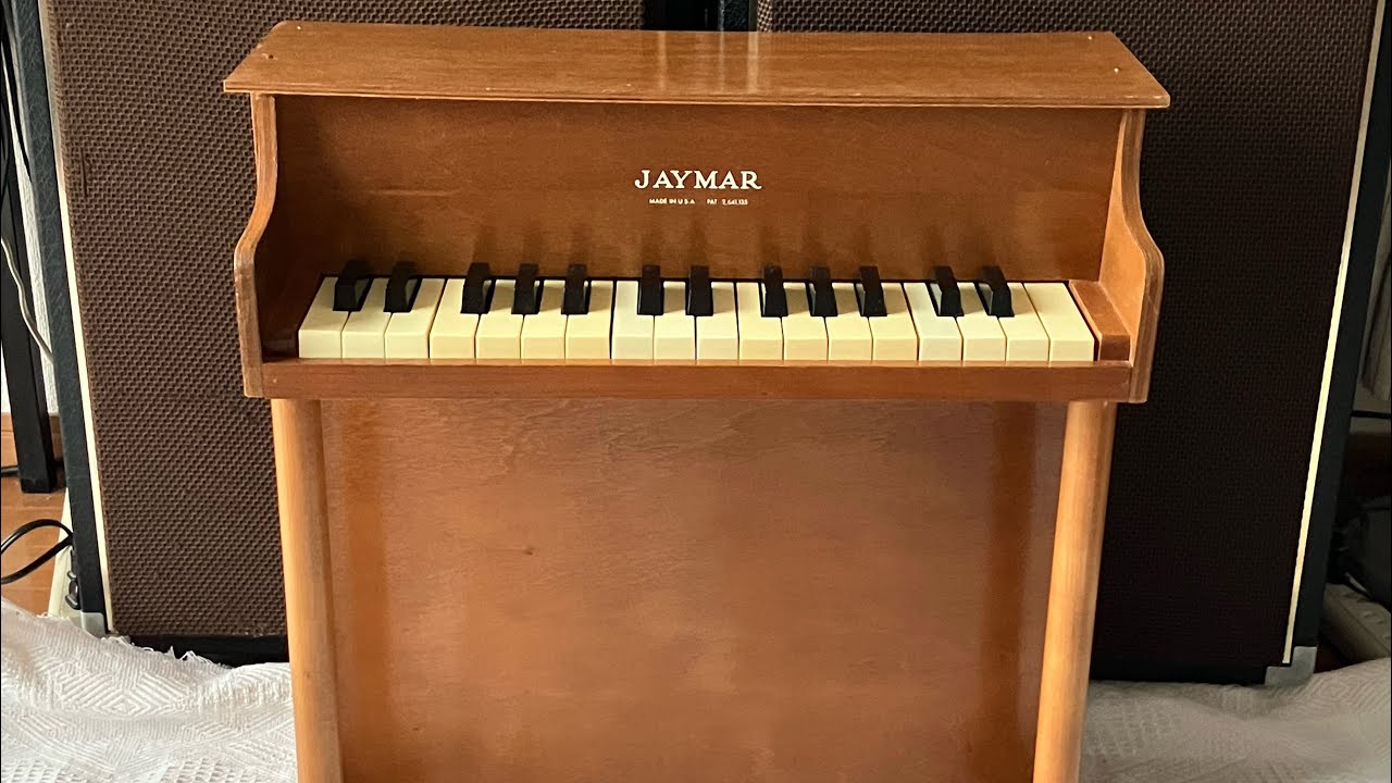 Jaymar 30 Keys Toy Piano Tp040 Demo