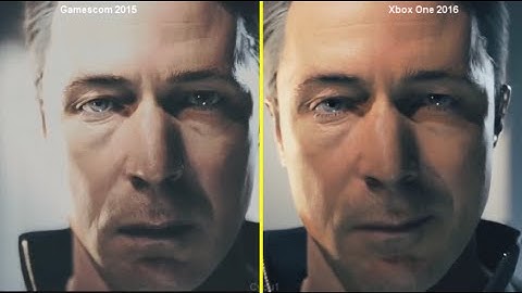 Quantum Break Xbox One 2015 vs 2016 Graphics comparison