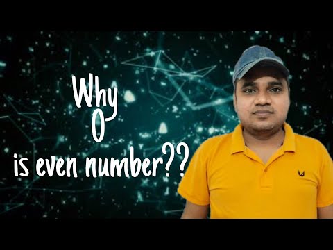 Why 0 is Even Number??||Even and Odd number ||