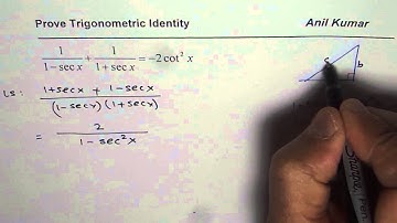 Trigonometric Identity with Pythagorean Ratios Identity