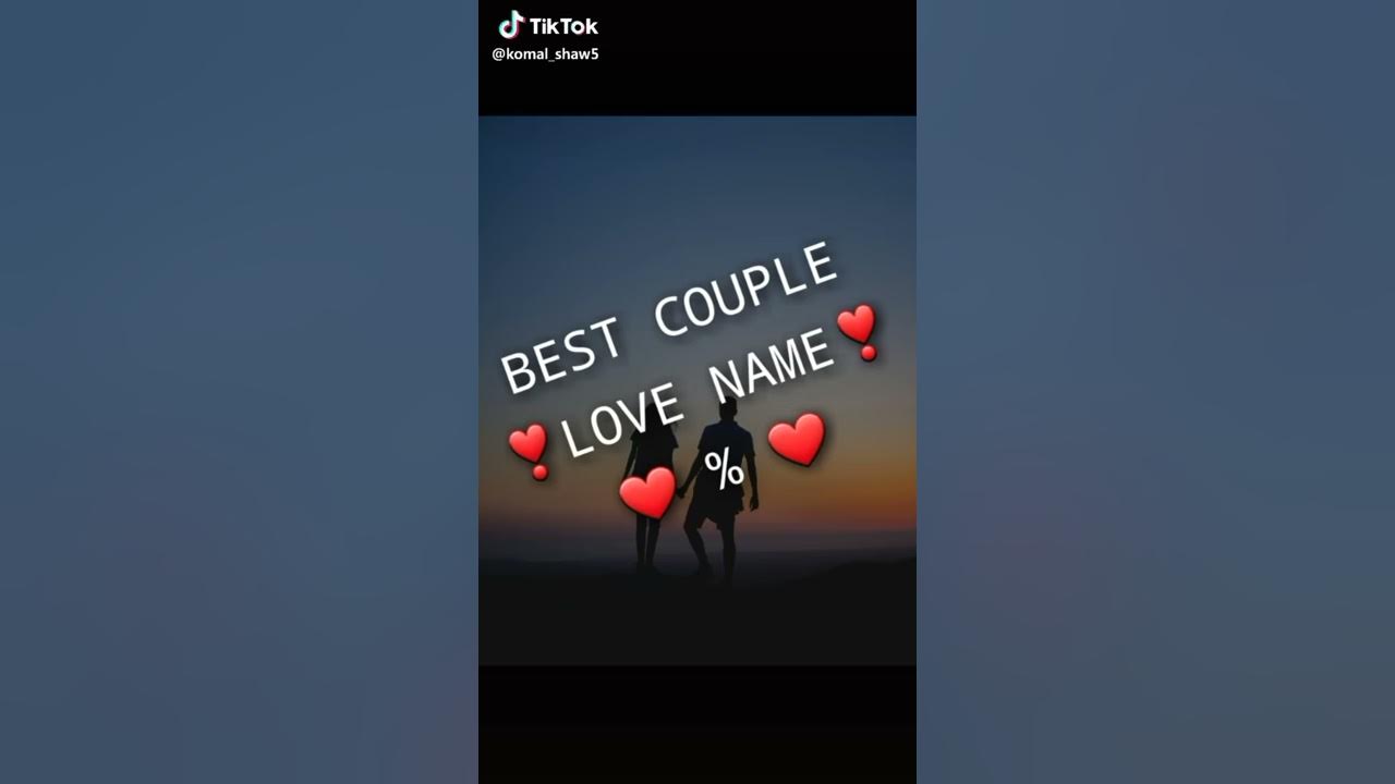 Love percentage, match it with yur and yur partners name first alphabet