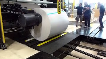 V-13 SMC Auto Roll Load to MEGTEC Splicer