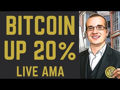 #Bitcoin up 20% | Live #AMA with Simon Dixon