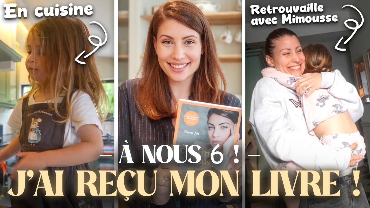 Je rentre à la maison, en cuisine avec Mimousse et découverte de mon livre.