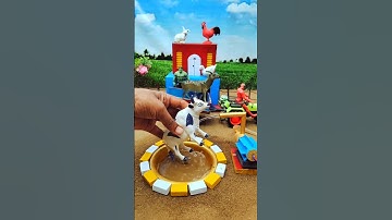 diy mini tractor video mini water pump science project machine #ytshorts #cartoon  #tractor