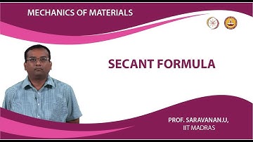 Secant formula