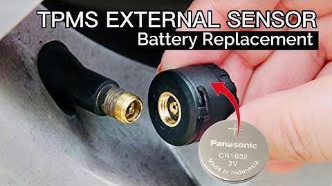 How to Replace TPMS Battery of External Sensors | TPMS Battery Replacement Step by Step DIY Tutorial