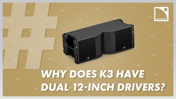 #AskLAcoustics - Why does K3 have dual 12-inch low-frequency drivers?