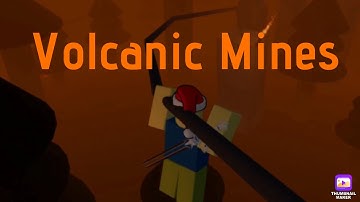 Obby Creator- My flood escape map completion #10: Volcanic Mines [Crazy+]