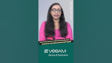 Veeam alerts users to a serious RCE vulnerability in backup and replication software #shortsvideo