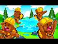These beavers HATE getting wet!?