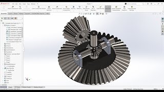 Differential gear in Solidworks