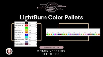 How to Set Up LightBurn Color Palettes & Layers | Quick Start Guide
