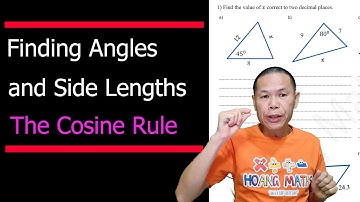 Solving Non Right Angled Triangles Using the Cosine Rule