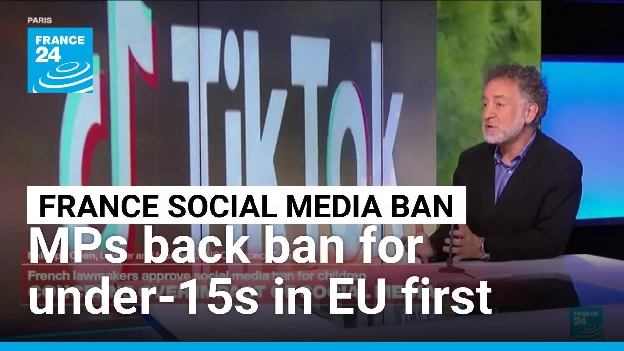 French parliament backs social media ban for under-15s in EU first • FRANCE 24 English