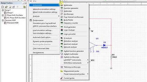 Simulation Of Half wave Precision Rectifier Using Multisim