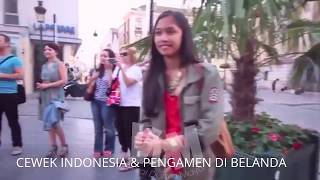 CEWEK INDONESIA KEJUTKAN PENGAMEN DI BELANDA-nyanyi lagu Zombie