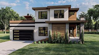 Modern House Plan #52-498
