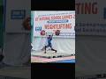 65kg 142kg Clean Jerk 🥈Under 19 National School games Chatrapati Shambhaji Nagar Maharashtra 2025