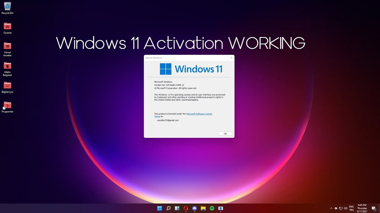 Windows 11 Activator Txt