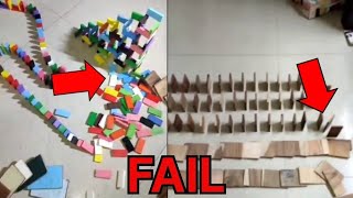 epic domino fail compilation ( video 2)
